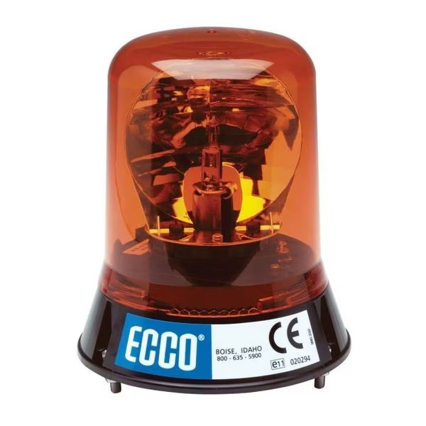 5800 Rotating Strobe Beacon, Amber, Led Lamp, 3BoltFlange Mount, 12 Vdc13 W, 67 A, Ecco, Mfr#: 5840A